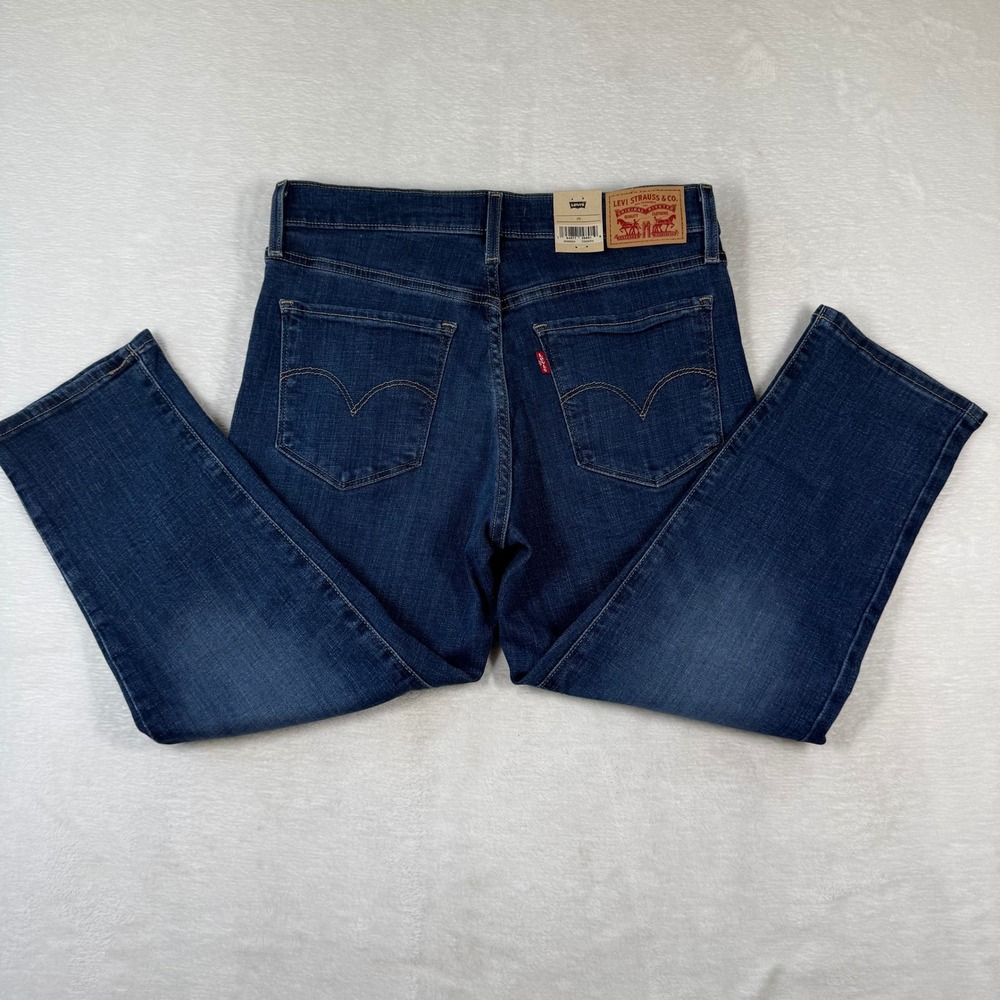Levis 311 Shaping Skinny Capri Jeans 29 Dark Wash Blue Cropped Denim has tags